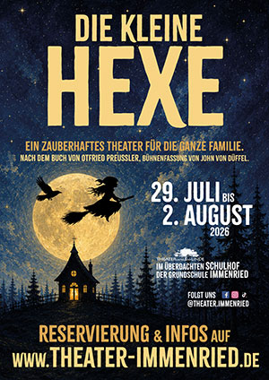 Kleine Hexe Plakat